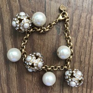 Stella & Dot Pearl Bouquet Bracelet